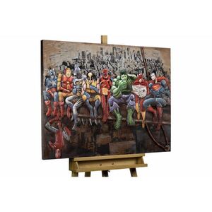 KUNSTLOFT KOVOVÝ OBRAZ 100/75 cm, dekoratívny motív, viacfarebný vyobraziť