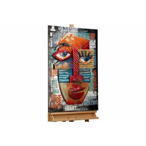 KUNSTLOFT KOVOVÝ OBRAZ 60/90 cm, figurálny a abstraktný motív, viacfarebný vyobraziť
