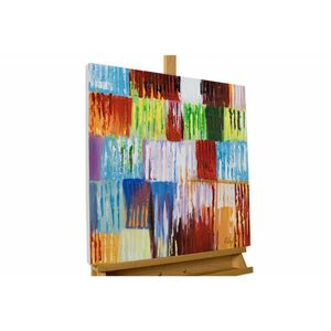 KUNSTLOFT RUČNE MAĽOVANÝ AKRYLOVÝ OBRAZ 60/60 cm, viacfarebný, zvierací motív vyobraziť