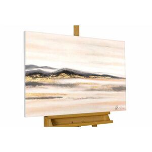KUNSTLOFT RUČNE MAĽOVANÝ AKRYLOVÝ OBRAZ 100/75 cm, čierny/béžový, krajinný motív vyobraziť