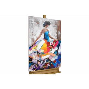 KUNSTLOFT RUČNE MAĽOVANÝ AKRYLOVÝ OBRAZ 60/90 cm, viacfarebný, zvierací motív vyobraziť