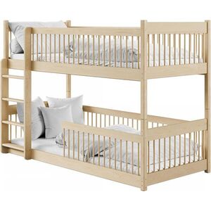 Kids Collective POSCHODOVÁ POSTEĽ s dvoma matracami 90x200 cm v prírodnej farbe vyobraziť