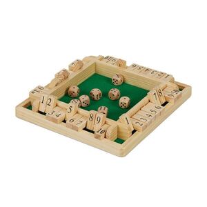 Relaxdays HRA Zelená Shut the Box 10-klapiek vyobraziť