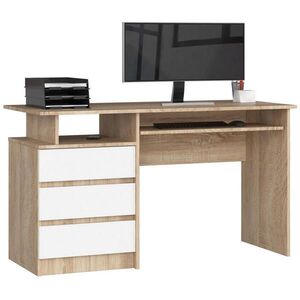 RAUMHIRSCH FURNITURE PÍSACÍ STÔL Dub Sonoma, biela 77/135/60 vyobraziť