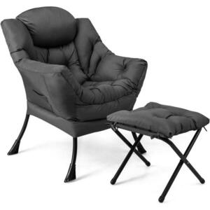 COSTWAY RELAXAČNÉ KRESLO 95 cm, sivé vyobraziť