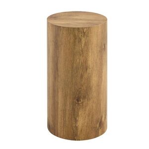Redom PRÍRUČNÝ stolík 30/30/55 cm, okrúhly, bez montáže, s MDF doskou v dekore dreva, Drevo vyobraziť