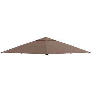 Redom NÁHRADNÁ strecha na pavilón 298/295 cm s UV ochranou a odvodňovacími otvormi, polyester, Kávová vyobraziť