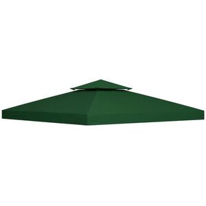 Redom NÁHRADNÁ strecha na pavilón 300/300 cm, dvojitá, vodoodpudivý polyester, Zelená vyobraziť