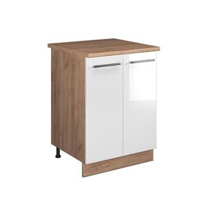 Vicco SPODNÁ SKRINKA POD DREZ Fame-Line, Biely vysoký lesk/Dub Goldkraft, 60 cm vyobraziť