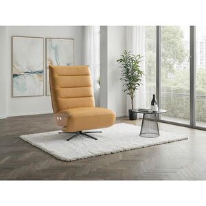 Sit & More RELAXAČNÉ KRESLO, koža, kari žltá vyobraziť