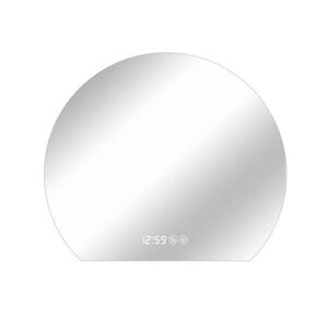 Modfu KÚPEĽŇOVÉ zrkadlo z skla a kovu 80x2, 5x72 cm strieborné s LED osvetlením, proti zahmlievaniu a stmievaním vyobraziť