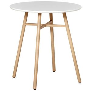 Carryhome JEDÁLENSKÝ STÔL, biela, farba duba, 70/70/75 cm vyobraziť
