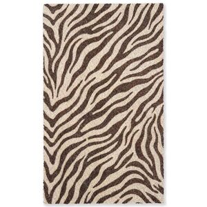 OnlyWow KOBERCE - Zebra - Pruhy - hnedá - 90x150 cm vyobraziť