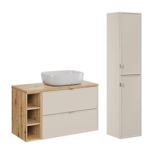 Petits-meubles KÚPEĽŇOVÝ NÁBYTOK 100.6cm Alba 2-dielna súprava Kašmír vyobraziť