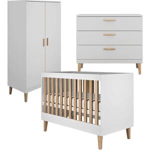 Petits-meubles IZBA PRE BÁBÄTKO 3-dielny Kubi Biela vyobraziť