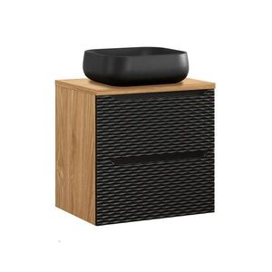 Petits-meubles UMÝVADLO 60cm Elora Čierna a drevo vyobraziť