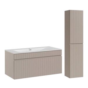Petits-meubles KÚPEĽŇOVÝ NÁBYTOK 100cm Zelie 2-dielna súprava Kašmír vyobraziť