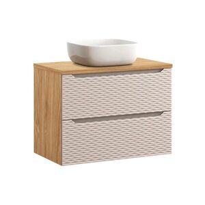 Petits-meubles UMÝVADLO 80cm Elora Béžová a drevo vyobraziť