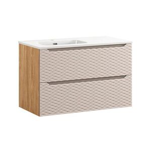 Petits-meubles UMÝVADLO 90cm Elora Béžová a drevo vyobraziť