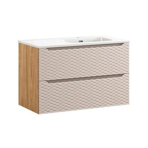 Petits-meubles UMÝVADLO 90cm Elora Béžová a drevo vyobraziť