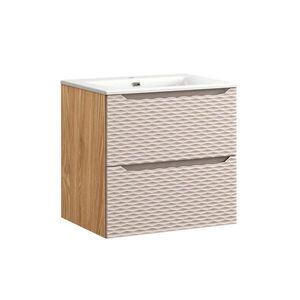 Petits-meubles UMÝVADLO 60cm Elora Béžová a drevo vyobraziť