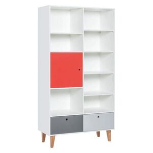Petits-meubles REGÁL NA KNIHY Concept Červená vyobraziť
