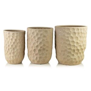 Mondex OSLONKY Neva Beige 3 ks Béžová 39x39x46cm/31, 5x31, 5x42, 5cm/25, 5x25, 5x39cm keramika vyobraziť