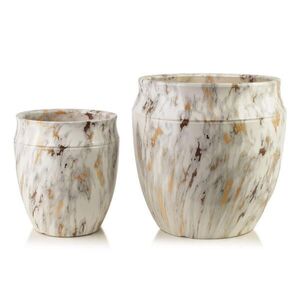 Mondex OSLÔNKY NEVA 2-dielny biela 31/31/30, 5cm 21/21/23cm keramika vyobraziť