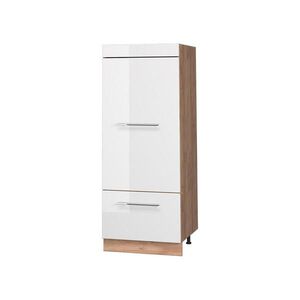 Vicco KUCHYNSKÁ POTRAVINOVÁ SKRIŇA Fame-Line, Biely vysoký lesk/Dub Goldkraft, 60 cm vyobraziť