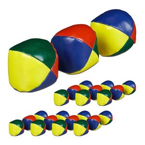 Relaxdays LOPTIČKY viacfarebné Set-24-ks 6, 5 cm vyobraziť