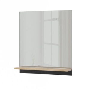 Vicco KÚPEĽŇOVÉ ZRKADLO Marelle Antracit/Artisan 60 x 67 cm s policou vyobraziť