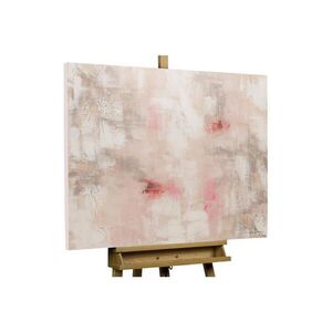 KUNSTLOFT RUČNE MAĽOVANÝ AKRYLOVÝ OBRAZ 100/75 cm, ružový, abstraktný dekoratívny motív vyobraziť
