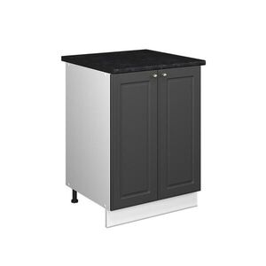 Vicco SPODNÁ SKRINKA POD DREZ Fame-Line, Antracitovo-zlatý vidiecky dom/biely, 60 cm vyobraziť