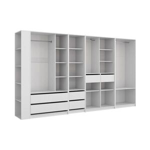 Vicco ŠATNÍKOVÁ SKRIŇA Elmo biely 50 x 200 cm Sada 5 kusov vyobraziť