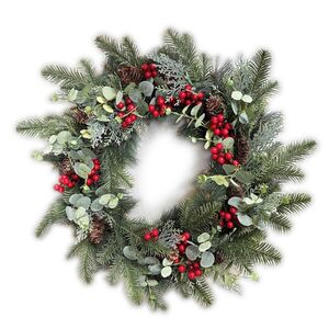 Mondex ADVENTNÝ VENEC Virdis zelenočervený 50/50/15 cm plast vyobraziť