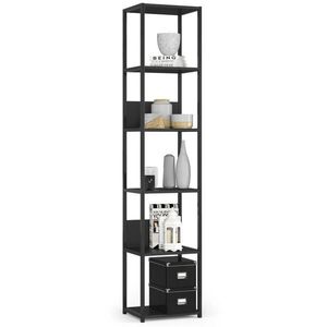 RAUMHIRSCH FURNITURE STOJACIA POLICA Čierna, Čierna 192/40/32 vyobraziť