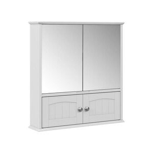 Vicco KÚPEĽŇOVÁ ZRKADLOVÁ SKRINKA Bianco biely 56 x 58 cm vyobraziť