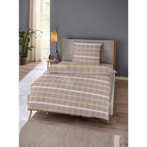 POSTEĽNÁ BIELIZEŇ, flanel, svetlohnedá, 140/200 cm vyobraziť