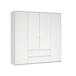 Boxxx SKRIŇA S OTOČNÝMI DVERAMI, biela, 197/202/58 cm vyobraziť