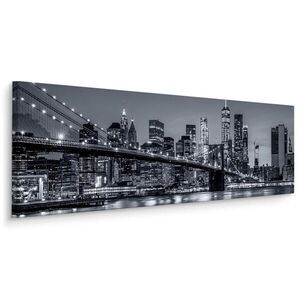 Muralo PANORAMATICKÝ OBRAZ New York Panorama Architektura 3D 145 x 45 cm vyobraziť