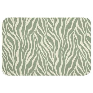 OnlyWow PREDLOŽKA PRED WC Zebra - motív - zelená 60x40 cm vyobraziť