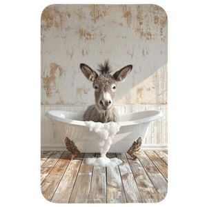 OnlyWow PREDLOŽKA PRED WC Osol - Zvieratá - Vaňa - Pena 50x80 cm vyobraziť