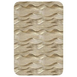 OnlyWow PREDLOŽKA PRED WC Vlny - vzor - zlaté 60x90 cm vyobraziť