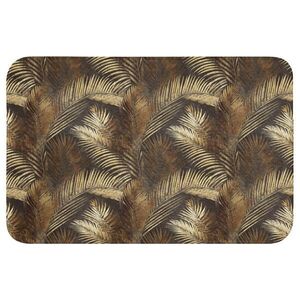 OnlyWow PREDLOŽKA PRED WC Tropické - listy - zlaté 60x40 cm vyobraziť