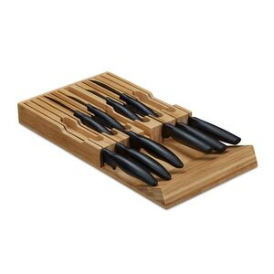 Relaxdays ORGANIZÉR prírodná bambus do zásuvky na 12 nožov 43, 5x23 cm vyobraziť