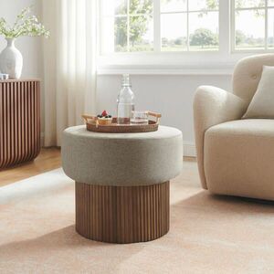 Livetastic TABURETKA, textil, kompozitné drevo, 50/43/50 cm vyobraziť