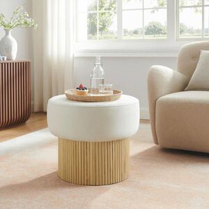 Livetastic TABURETKA, textil, kompozitné drevo, 50/43/50 cm vyobraziť