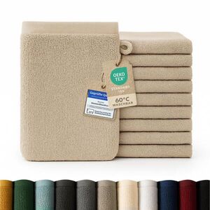 Blumtal ŽÍNKA sada 10 ks, 10x žínka 15/20 cm, taupe vyobraziť