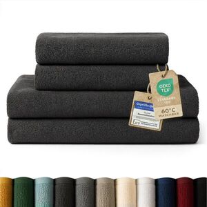 Blumtal OSUŠKA 4dílná sada, 2x osuška 70/140 + 2x ručník 50/100 cm, tmavě sivá vyobraziť