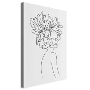 artgeist OBRAZ NA PLÁTNE, abstraktné, ľudia, kvety, 40/60/1, 2 cm vyobraziť